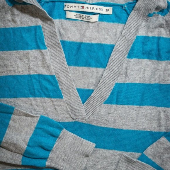 Tommy Hilfiger ANGORA RABBIT HAIR Hoodie Sweater - Picture 2 of 8